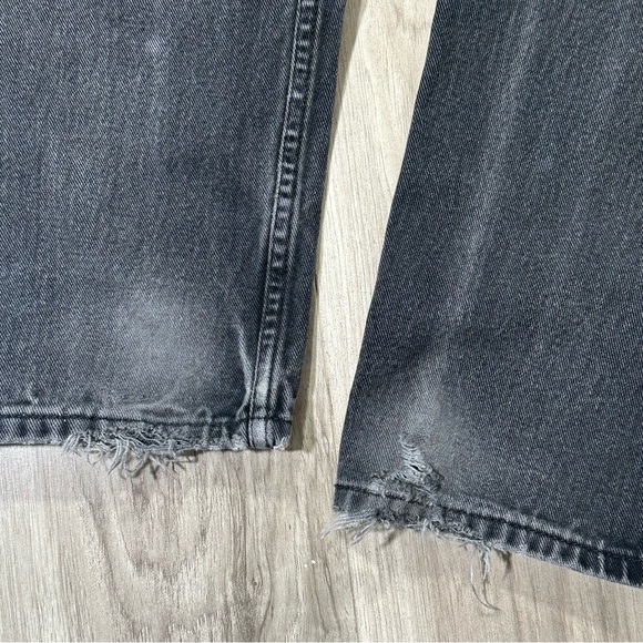 VINTAGE ROCKIES Black High Waist Relaxed Cowboy Western Tapered VTG Jeans 29 / 9 - Picture 12 of 12